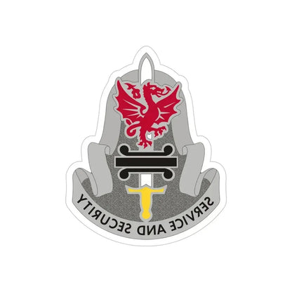 716 Military Intelligence Battalion (U.S. Army) REVERSE PRINT Transparent Die-Cut STICKER - The Sticker Space