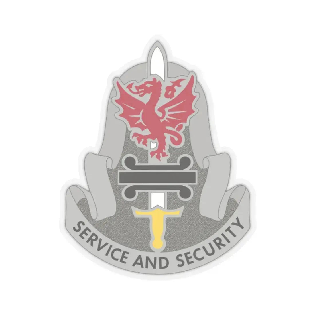 716 Military Intelligence Battalion (U.S. Army) STICKER Vinyl Kiss-Cut Decal 2 Inch Transparent - The Sticker Space