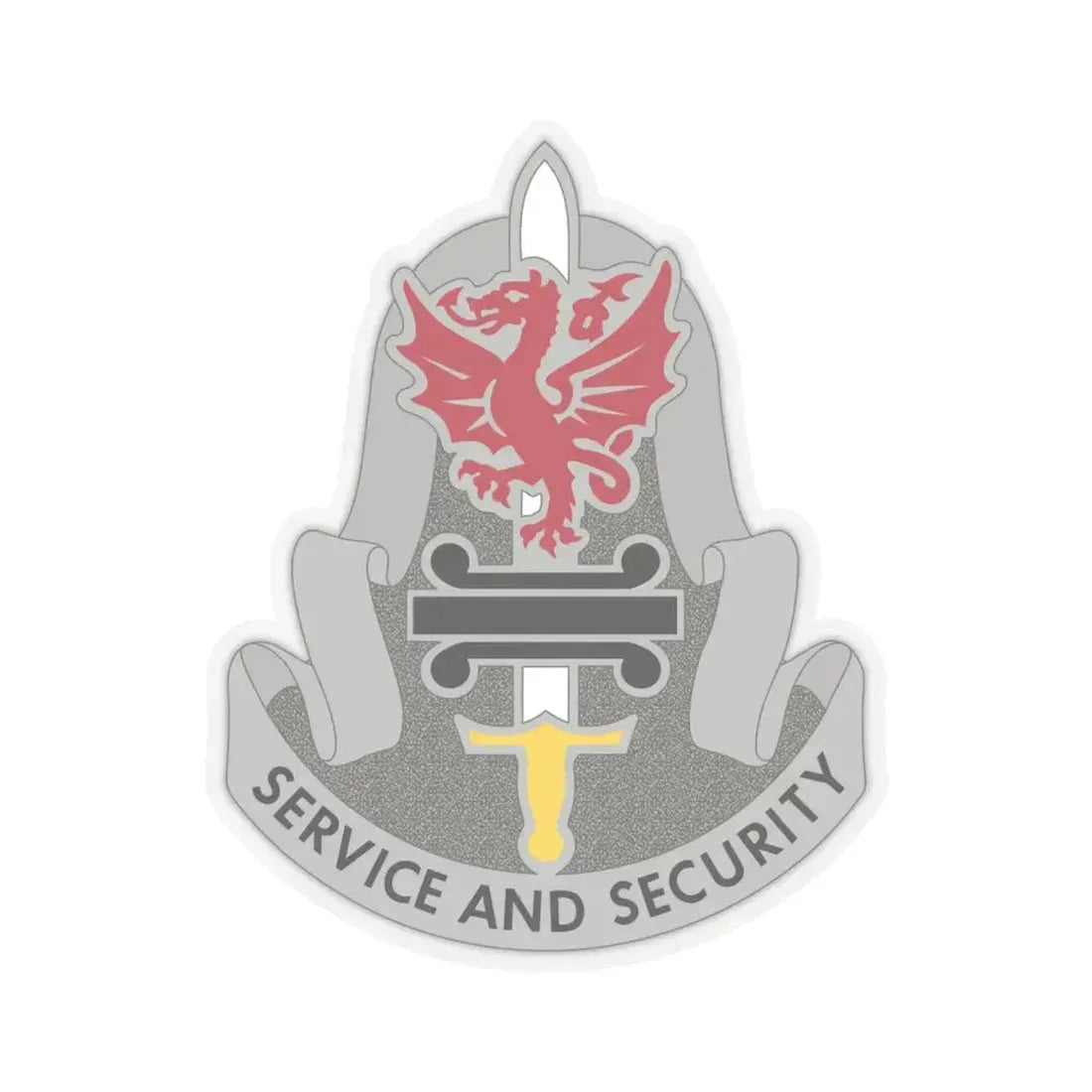 716 Military Intelligence Battalion (U.S. Army) STICKER Vinyl Kiss-Cut Decal 6 Inch Transparent - The Sticker Space