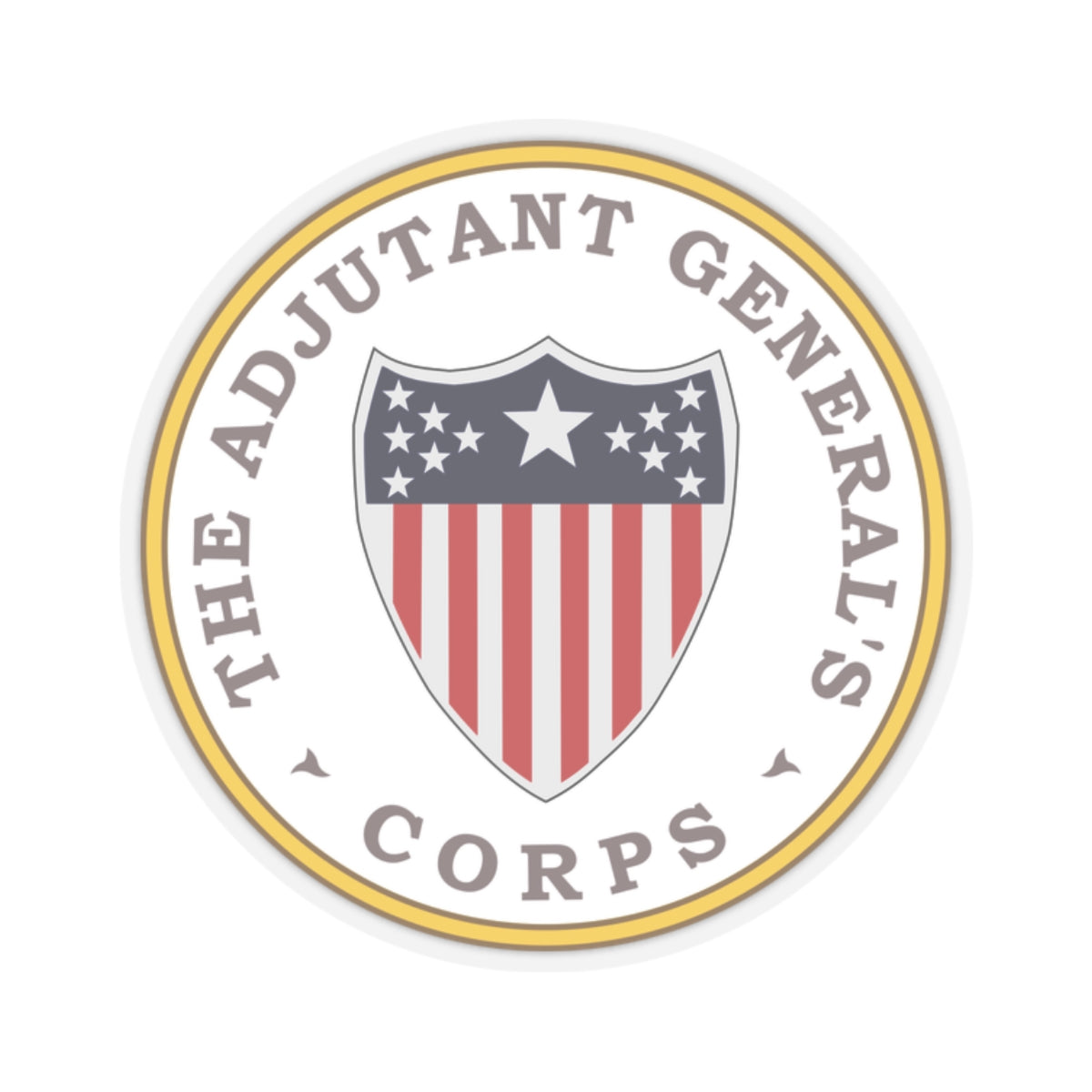 Army Adjutant Generals Corps - STICKER Vinyl Kiss-Cut Decal