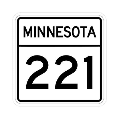 MN-221 1948 (Minnesota) (Road Sign) STICKER Vinyl Kiss-Cut Decal