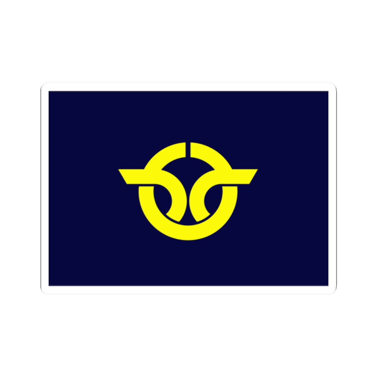 Flag of Saito Miyazaki (Japan) STICKER Vinyl Kiss-Cut Decal