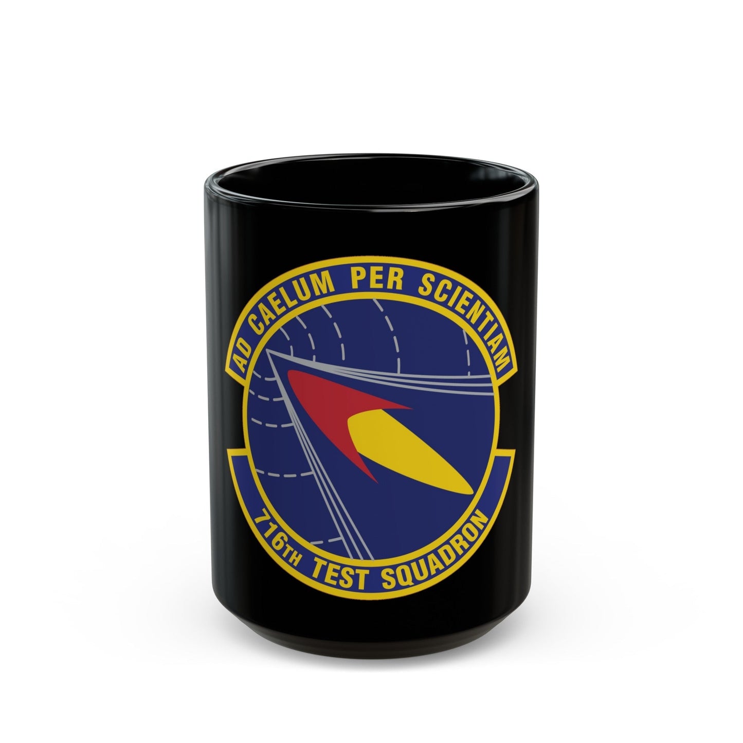 716th Test Squadron (U.S. Air Force) Black Coffee Mug-15oz-The Sticker Space