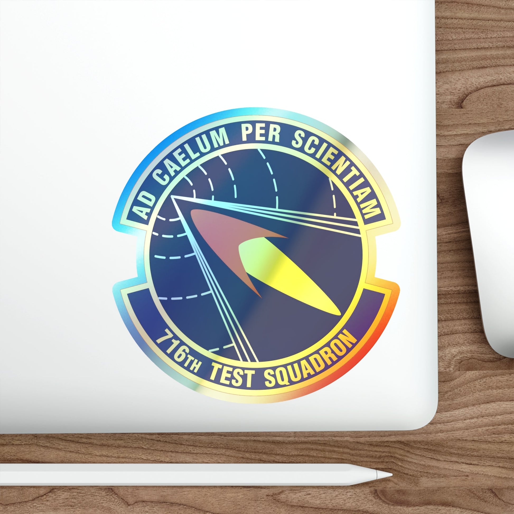 716th Test Squadron (U.S. Air Force) Holographic STICKER Die-Cut Vinyl Decal-The Sticker Space