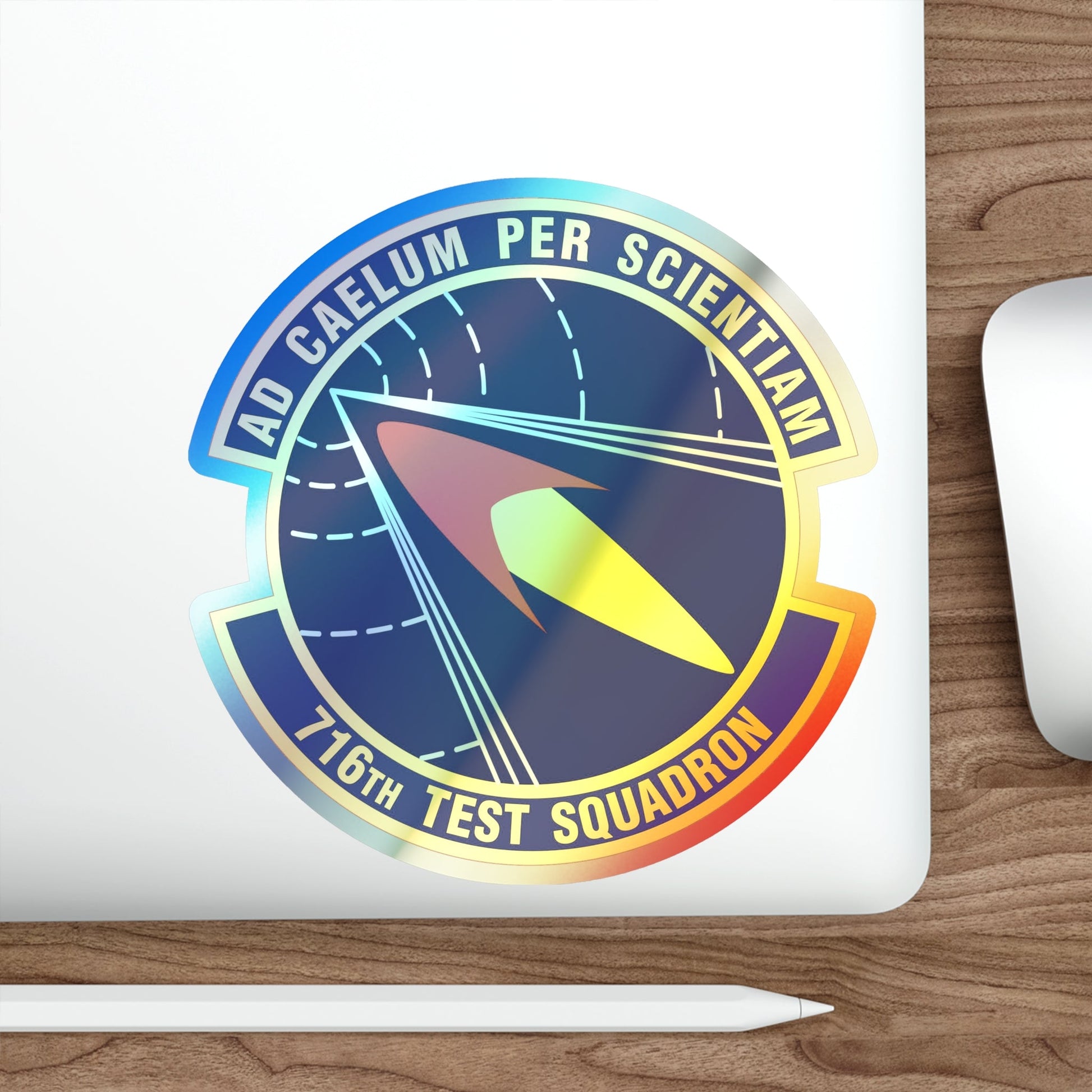 716th Test Squadron (U.S. Air Force) Holographic STICKER Die-Cut Vinyl Decal-The Sticker Space