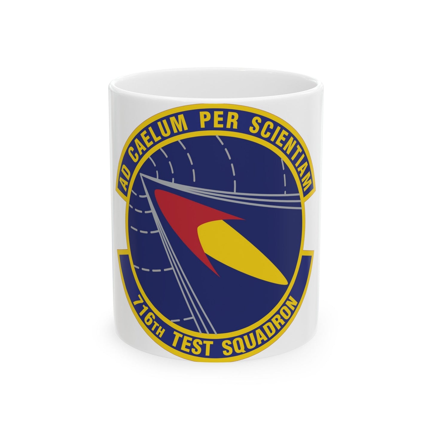 716th Test Squadron (U.S. Air Force) White Coffee Mug-11oz-The Sticker Space