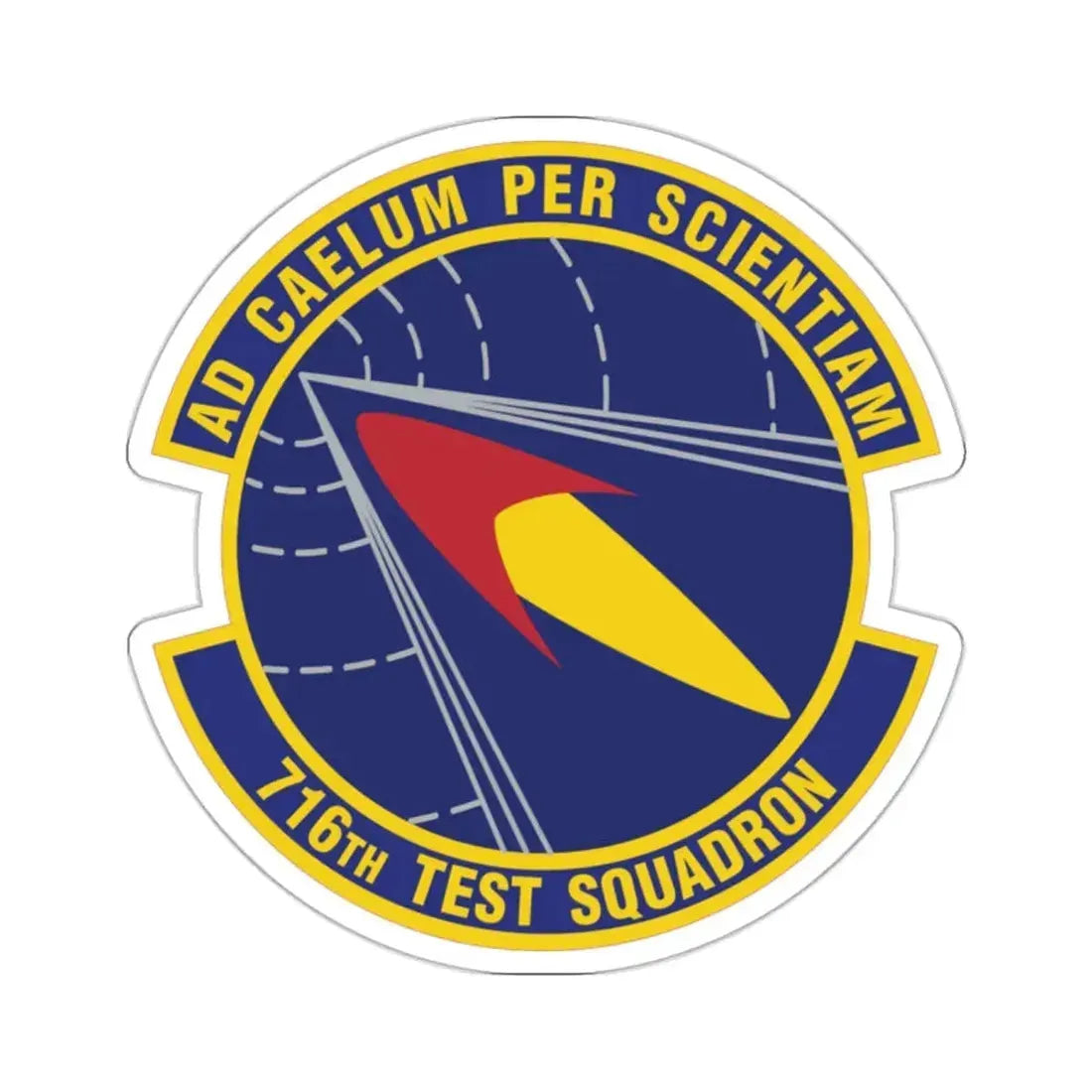 716th Test Squadron (U.S. Air Force) STICKER Vinyl Kiss-Cut Decal - The Sticker Space