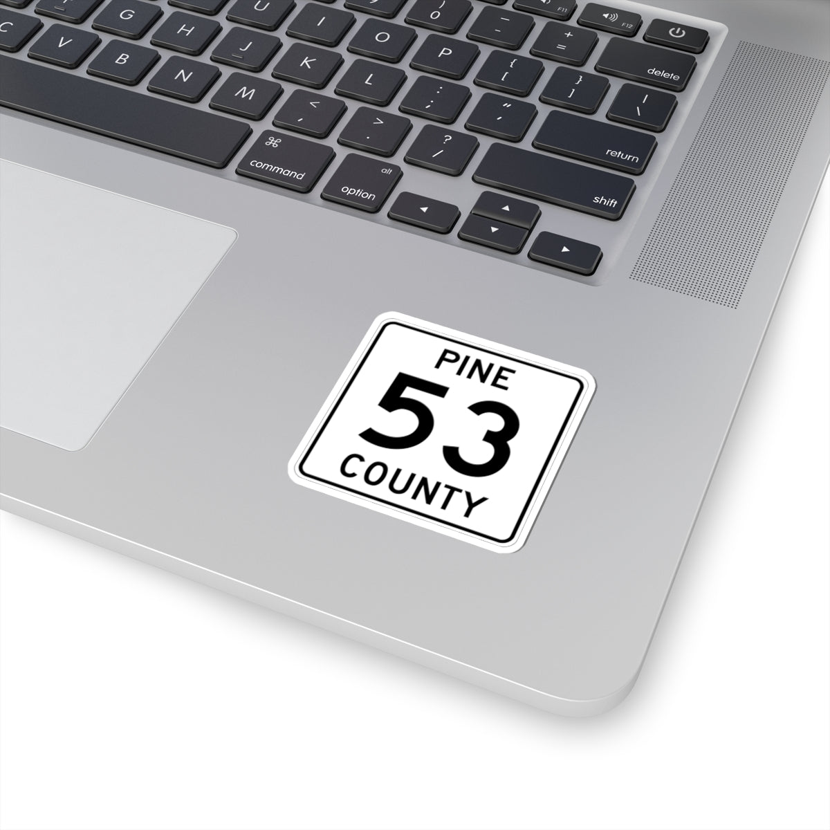 Pine County Route 53 MN (Minnesota) (Road Sign) STICKER Vinyl Kiss-Cut Decal