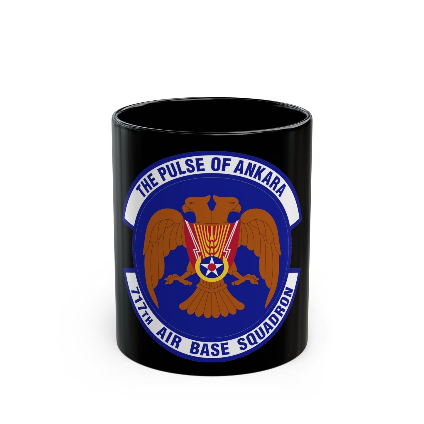 717th Air Base Squadron (U.S. Air Force) Black Coffee Mug-11oz-The Sticker Space