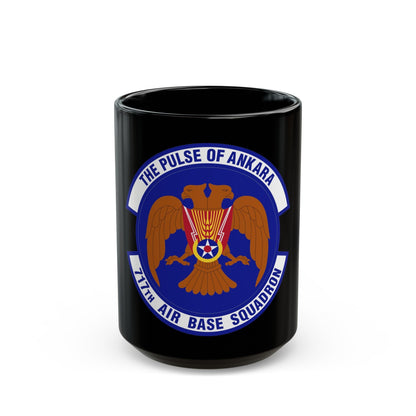 717th Air Base Squadron (U.S. Air Force) Black Coffee Mug-15oz-The Sticker Space