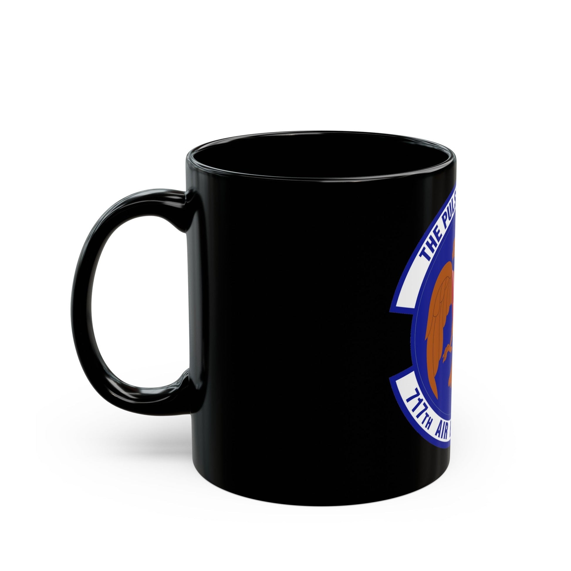 717th Air Base Squadron (U.S. Air Force) Black Coffee Mug-The Sticker Space