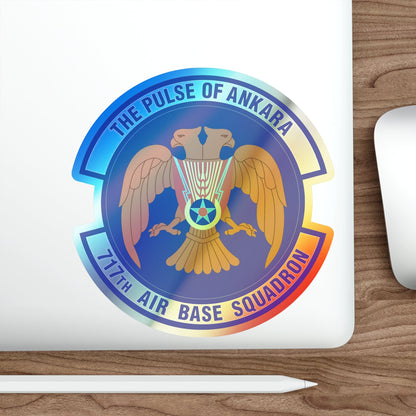 717th Air Base Squadron (U.S. Air Force) Holographic STICKER Die-Cut Vinyl Decal-The Sticker Space