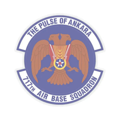 717th Air Base Squadron (U.S. Air Force) STICKER Vinyl Kiss-Cut Decal 4 Inch Transparent - The Sticker Space