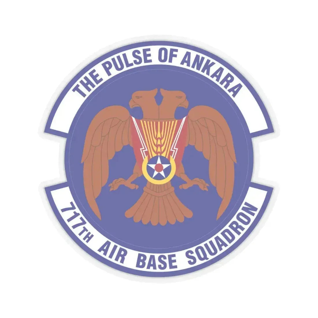 717th Air Base Squadron (U.S. Air Force) STICKER Vinyl Kiss-Cut Decal 6 Inch Transparent - The Sticker Space