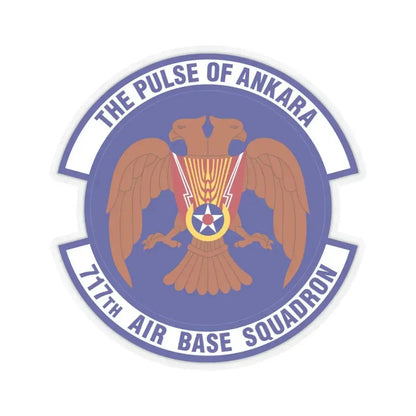 717th Air Base Squadron (U.S. Air Force) STICKER Vinyl Kiss-Cut Decal 6 Inch Transparent - The Sticker Space