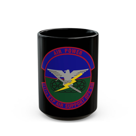 717th Expeditionary Air Support Operations Squadron (U.S. Air Force) Black Coffee Mug-15oz-The Sticker Space