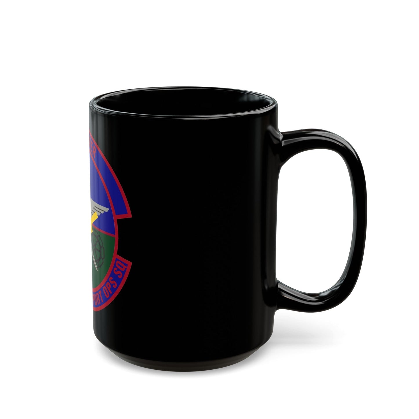 717th Expeditionary Air Support Operations Squadron (U.S. Air Force) Black Coffee Mug-The Sticker Space