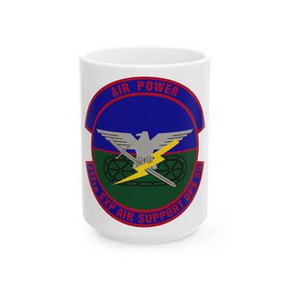 717th Expeditionary Air Support Operations Squadron (U.S. Air Force) White Coffee Mug-15oz-The Sticker Space