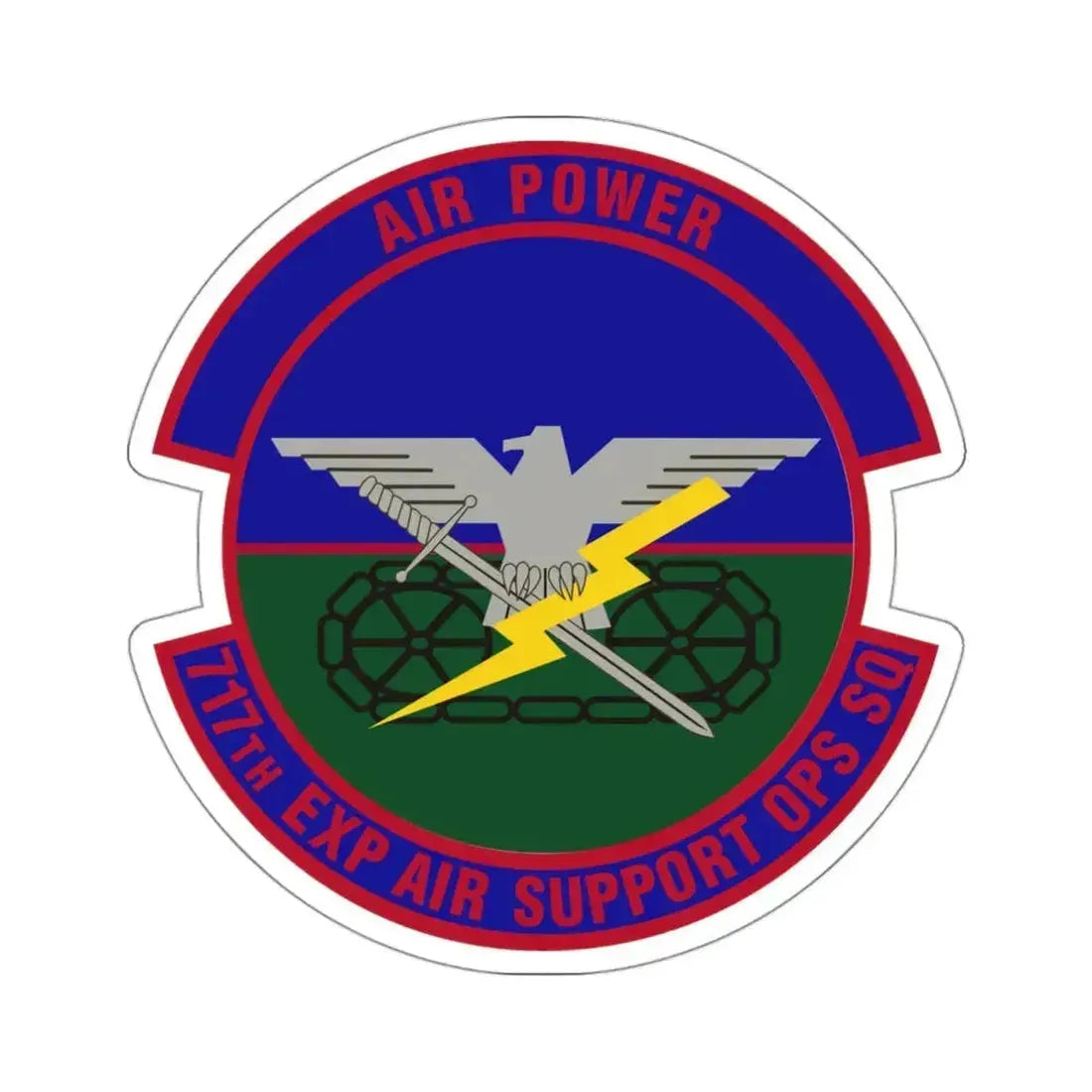 717th Expeditionary Air Support Operations Squadron (U.S. Air Force) STICKER Vinyl Die-Cut Decal 3 Inch - The Sticker Space