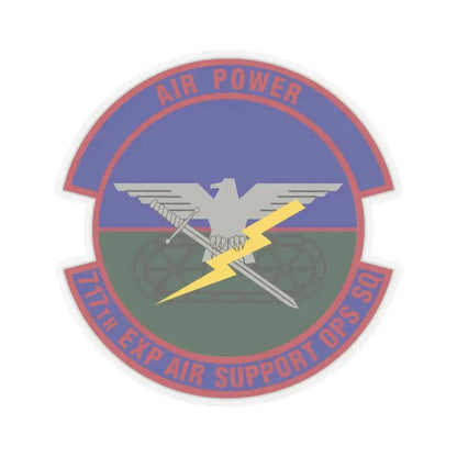 717th Expeditionary Air Support Operations Squadron (U.S. Air Force) STICKER Vinyl Kiss-Cut Decal 4 Inch Transparent - The Sticker Space