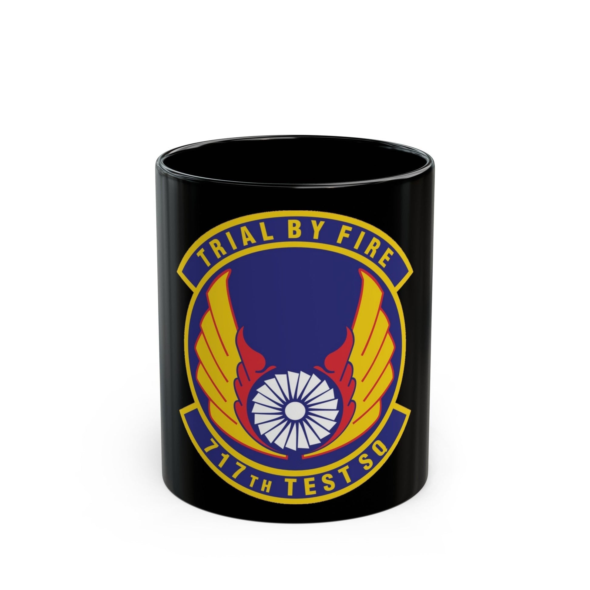 717th Test Squadron (U.S. Air Force) Black Coffee Mug-11oz-The Sticker Space