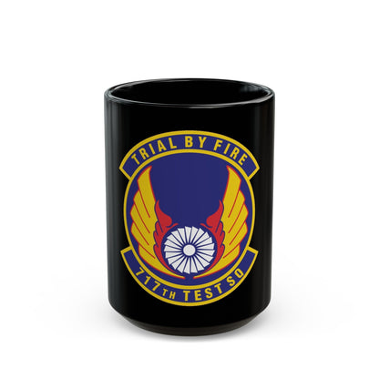 717th Test Squadron (U.S. Air Force) Black Coffee Mug-15oz-The Sticker Space