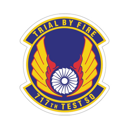 717th Test Squadron (U.S. Air Force) STICKER Vinyl Die-Cut Decal-White-The Sticker Space