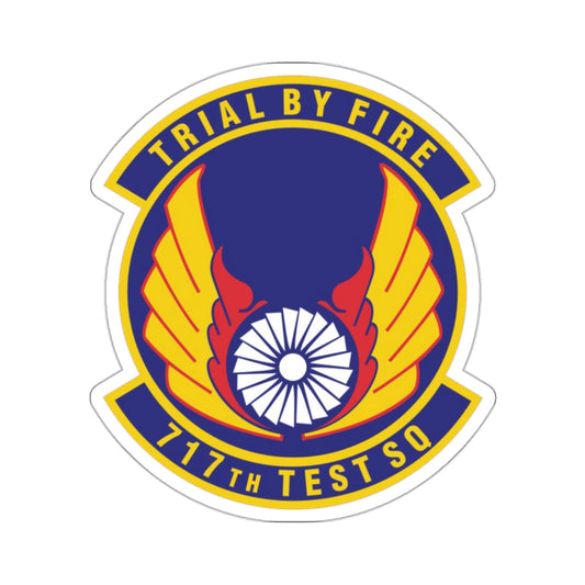 717th Test Squadron (U.S. Air Force) STICKER Vinyl Die-Cut Decal-White-The Sticker Space