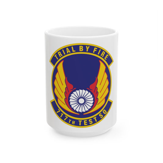 717th Test Squadron (U.S. Air Force) White Coffee Mug-15oz-The Sticker Space