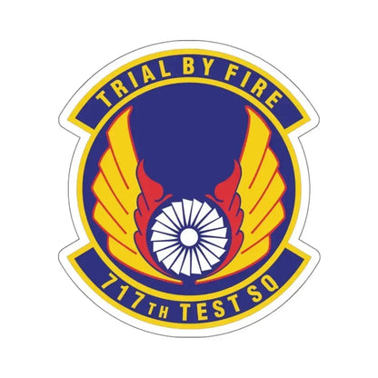 717th Test Squadron (U.S. Air Force) STICKER Vinyl Die-Cut Decal 4 Inch - The Sticker Space