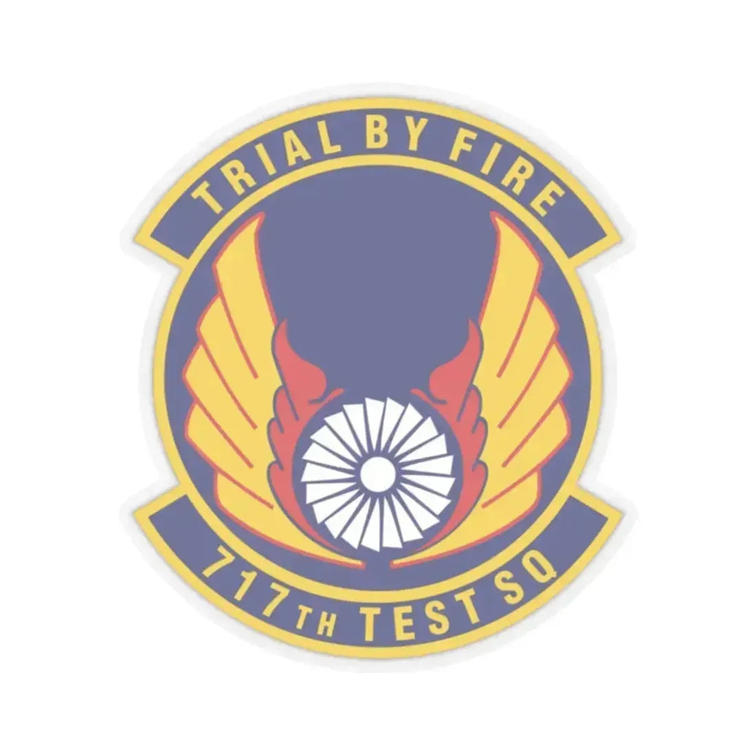 717th Test Squadron (U.S. Air Force) STICKER Vinyl Kiss-Cut Decal 2 Inch Transparent - The Sticker Space