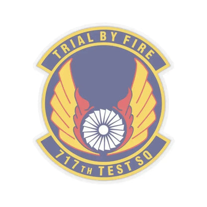 717th Test Squadron (U.S. Air Force) STICKER Vinyl Kiss-Cut Decal 2 Inch Transparent - The Sticker Space