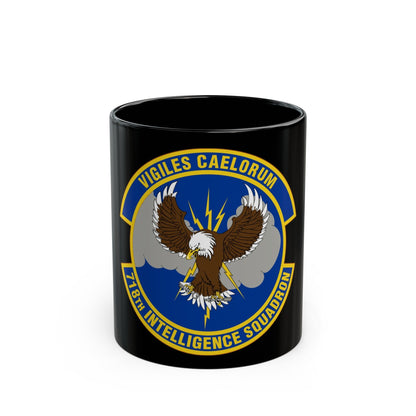 718 Intelligence Sq AFRC (U.S. Air Force) Black Coffee Mug-11oz-The Sticker Space