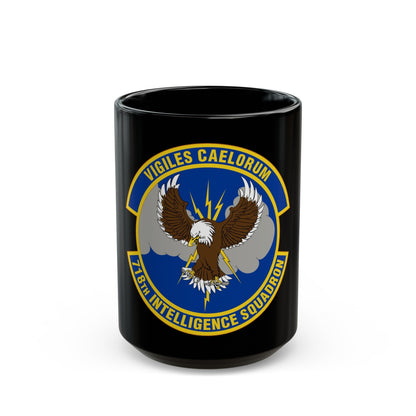 718 Intelligence Sq AFRC (U.S. Air Force) Black Coffee Mug-15oz-The Sticker Space