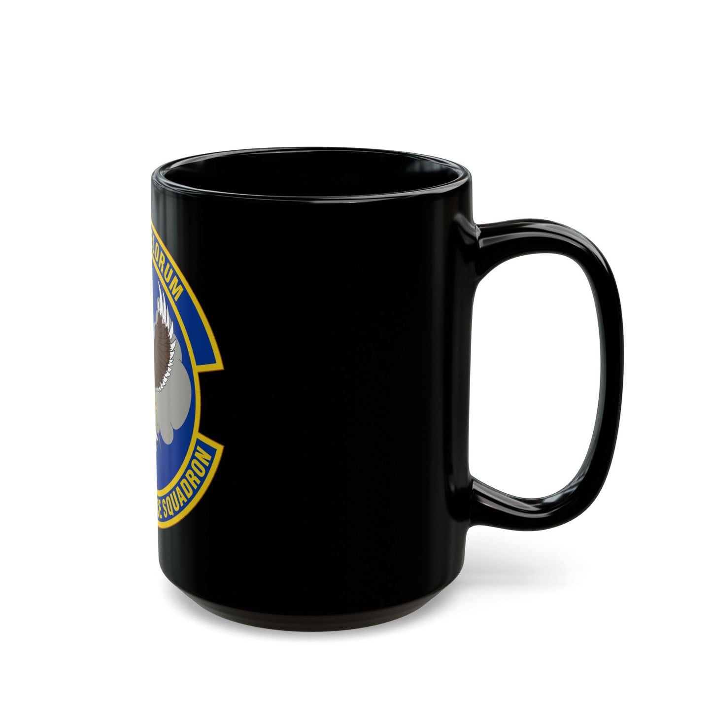 718 Intelligence Sq AFRC (U.S. Air Force) Black Coffee Mug-The Sticker Space