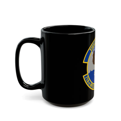 718 Intelligence Sq AFRC (U.S. Air Force) Black Coffee Mug-The Sticker Space