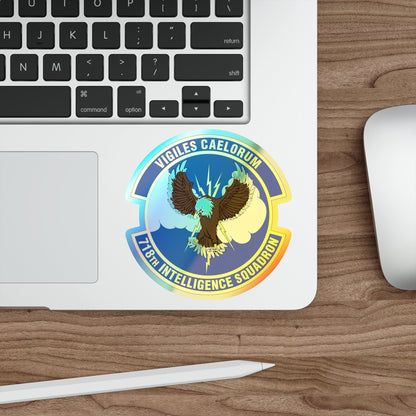 718 Intelligence Sq AFRC (U.S. Air Force) Holographic STICKER Die-Cut Vinyl Decal-The Sticker Space