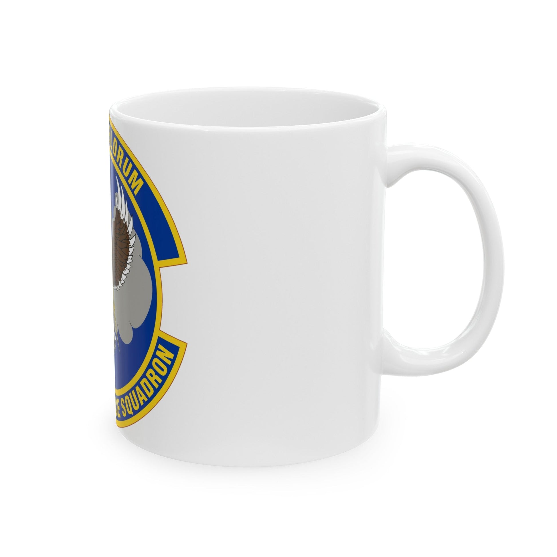 718 Intelligence Sq AFRC (U.S. Air Force) White Coffee Mug-The Sticker Space