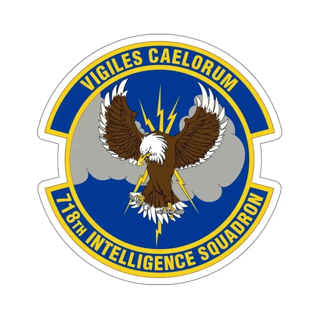 718 Intelligence Sq AFRC (U.S. Air Force) STICKER Vinyl Die-Cut Decal 6 Inch - The Sticker Space