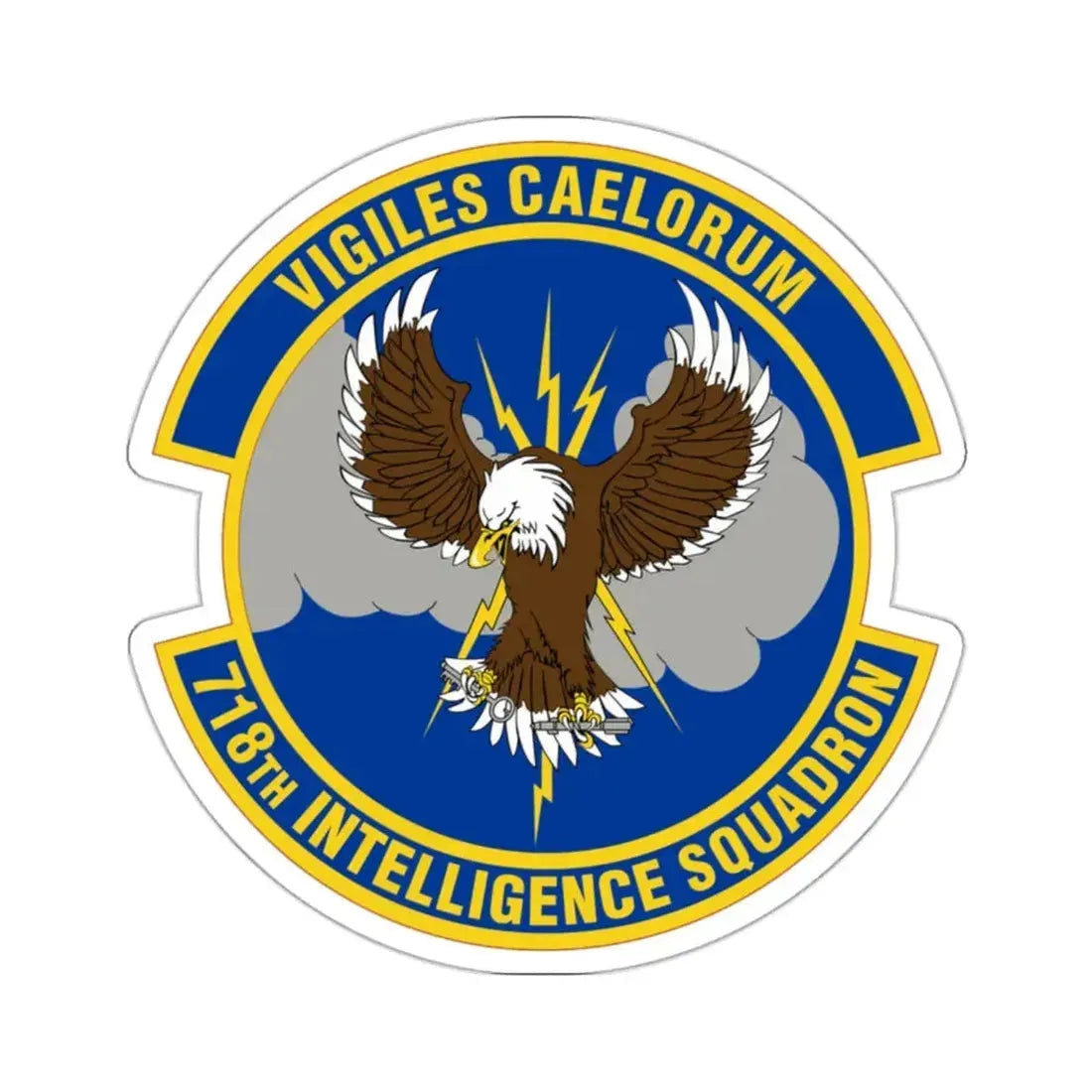 718 Intelligence Sq AFRC (U.S. Air Force) STICKER Vinyl Die-Cut Decal - The Sticker Space