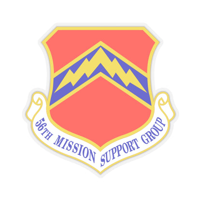 56th Mission Support Group (U.S. Air Force) STICKER Vinyl Kiss-Cut Decal-3 Inch-Transparent-The Sticker Space