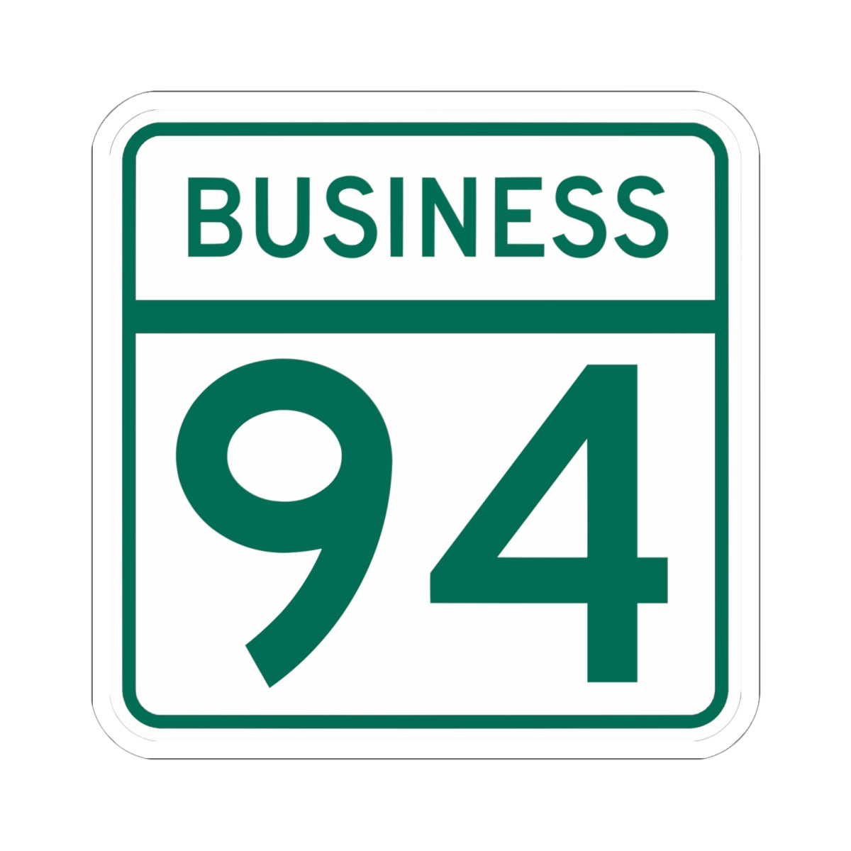 MD Route 94 Business (Maryland) (Road Sign) STICKER Vinyl Kiss-Cut Decal