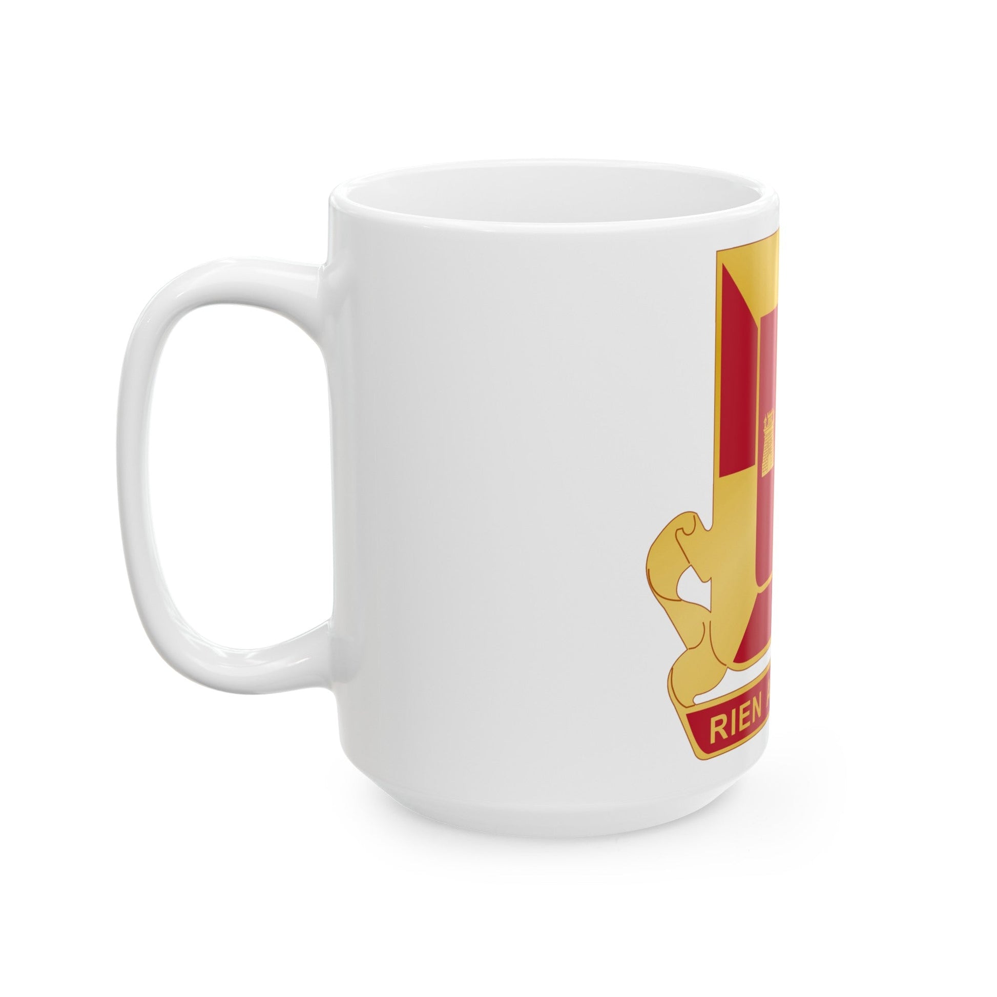 718th Antiaircraft Artillery Gun Battalion (U.S. Army) White Coffee Mug-The Sticker Space