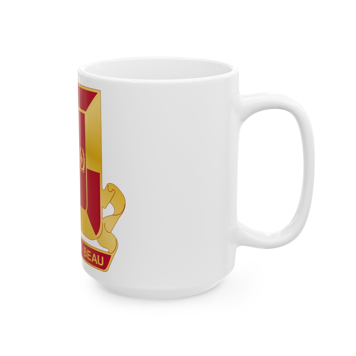 718th Antiaircraft Artillery Gun Battalion (U.S. Army) White Coffee Mug-The Sticker Space