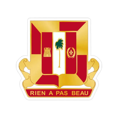 718th Antiaircraft Artillery Gun Battalion (U.S. Army) Transparent STICKER Die-Cut Vinyl Decal 2 Inch - The Sticker Space