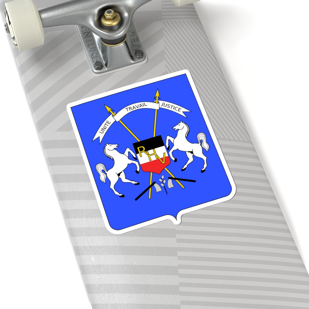 Coat of arms of Upper Volta - STICKER Vinyl Kiss-Cut Decal