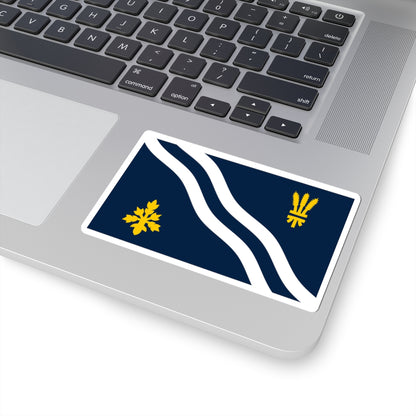 County Flag of Oxfordshire (England) STICKER Vinyl Kiss-Cut Decal