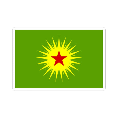 Flag of Koma Civakên Kurdistanê (Iraq) STICKER Vinyl Kiss-Cut Decal