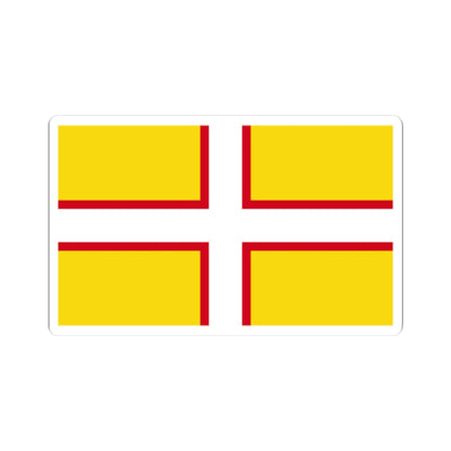 Flag of Dorset (England) STICKER Vinyl Kiss-Cut Decal