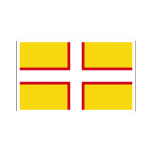 Flag of Dorset (England) STICKER Vinyl Kiss-Cut Decal